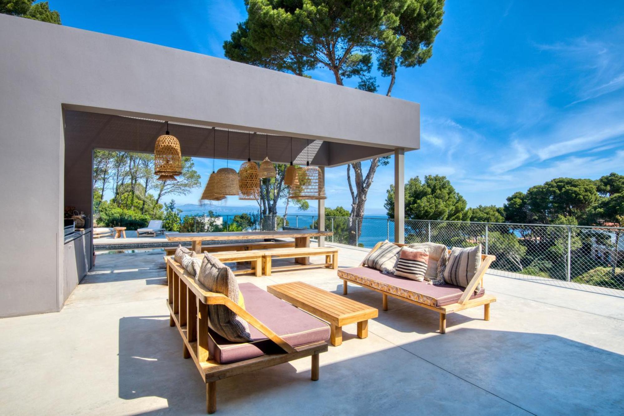 Lujosa Villa De Diseno Con Vistas A Sa Riera Begur Dış mekan fotoğraf