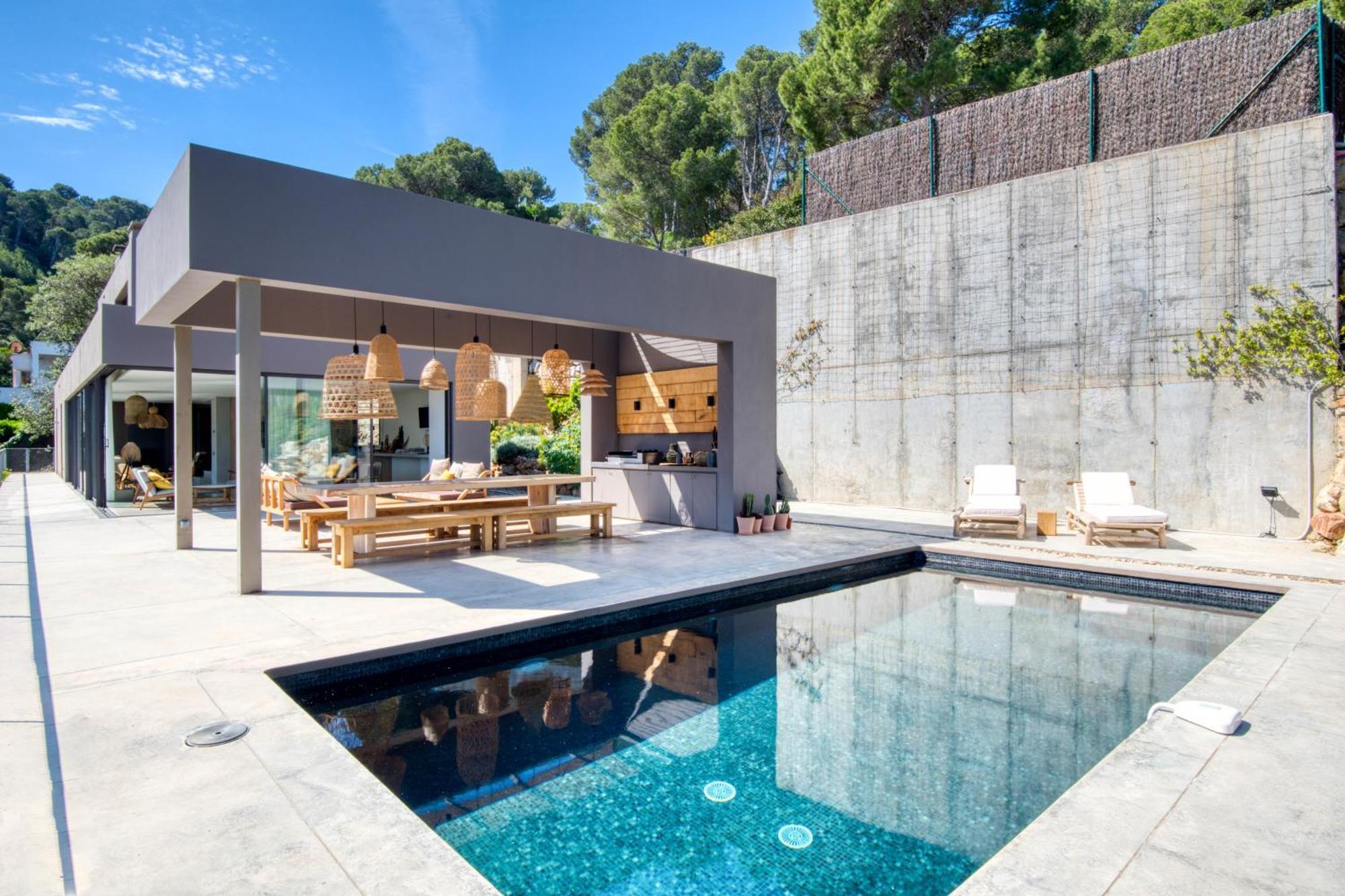 Lujosa Villa De Diseno Con Vistas A Sa Riera Begur Dış mekan fotoğraf