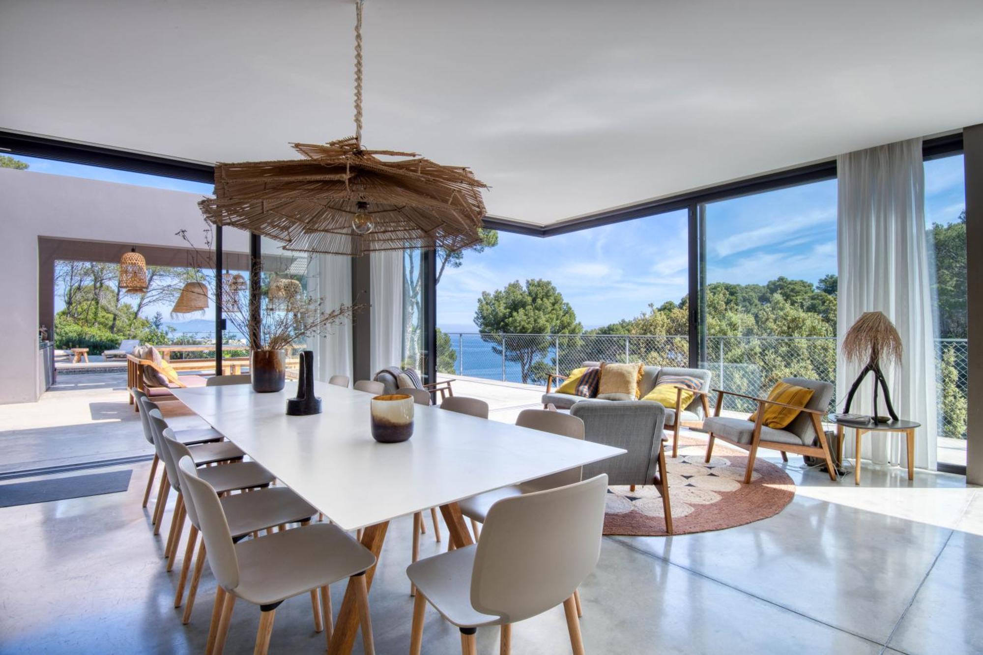 Lujosa Villa De Diseno Con Vistas A Sa Riera Begur Oda fotoğraf