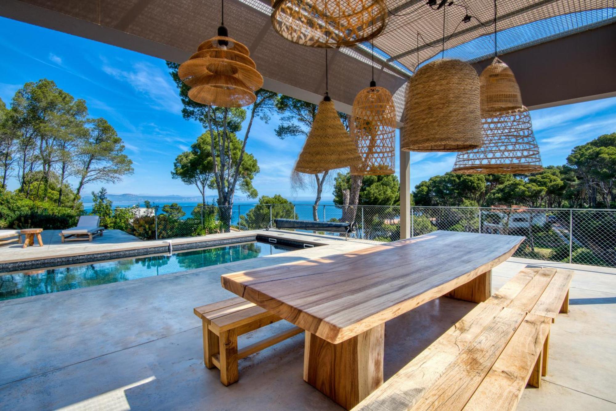 Lujosa Villa De Diseno Con Vistas A Sa Riera Begur Oda fotoğraf