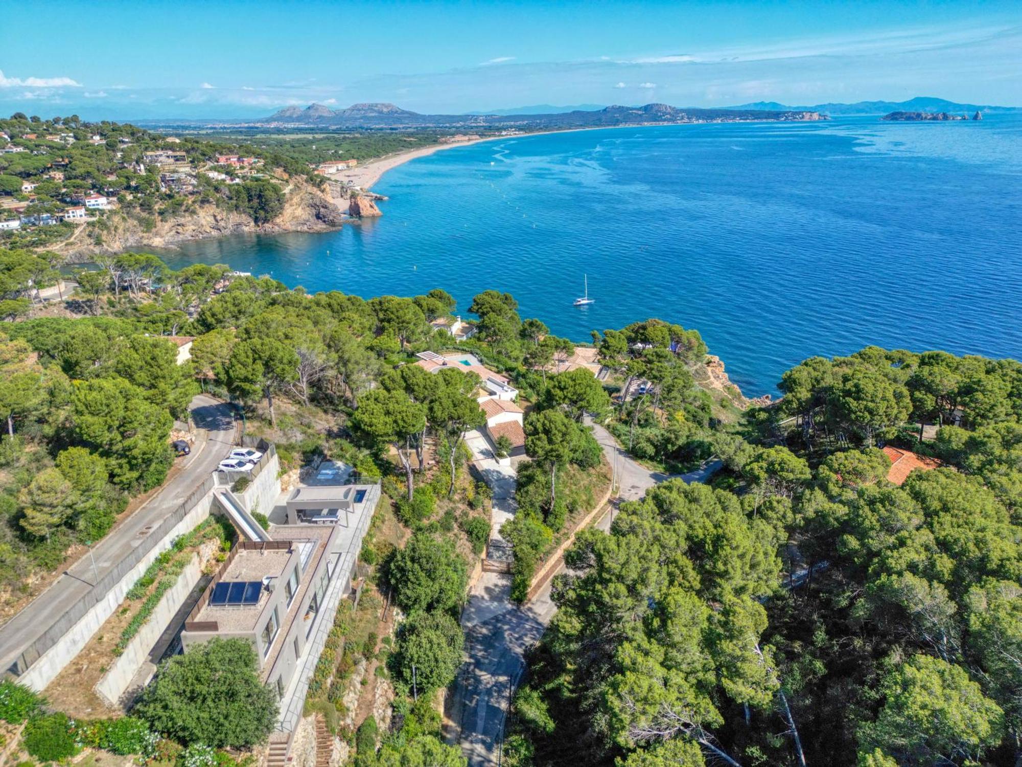 Lujosa Villa De Diseno Con Vistas A Sa Riera Begur Dış mekan fotoğraf