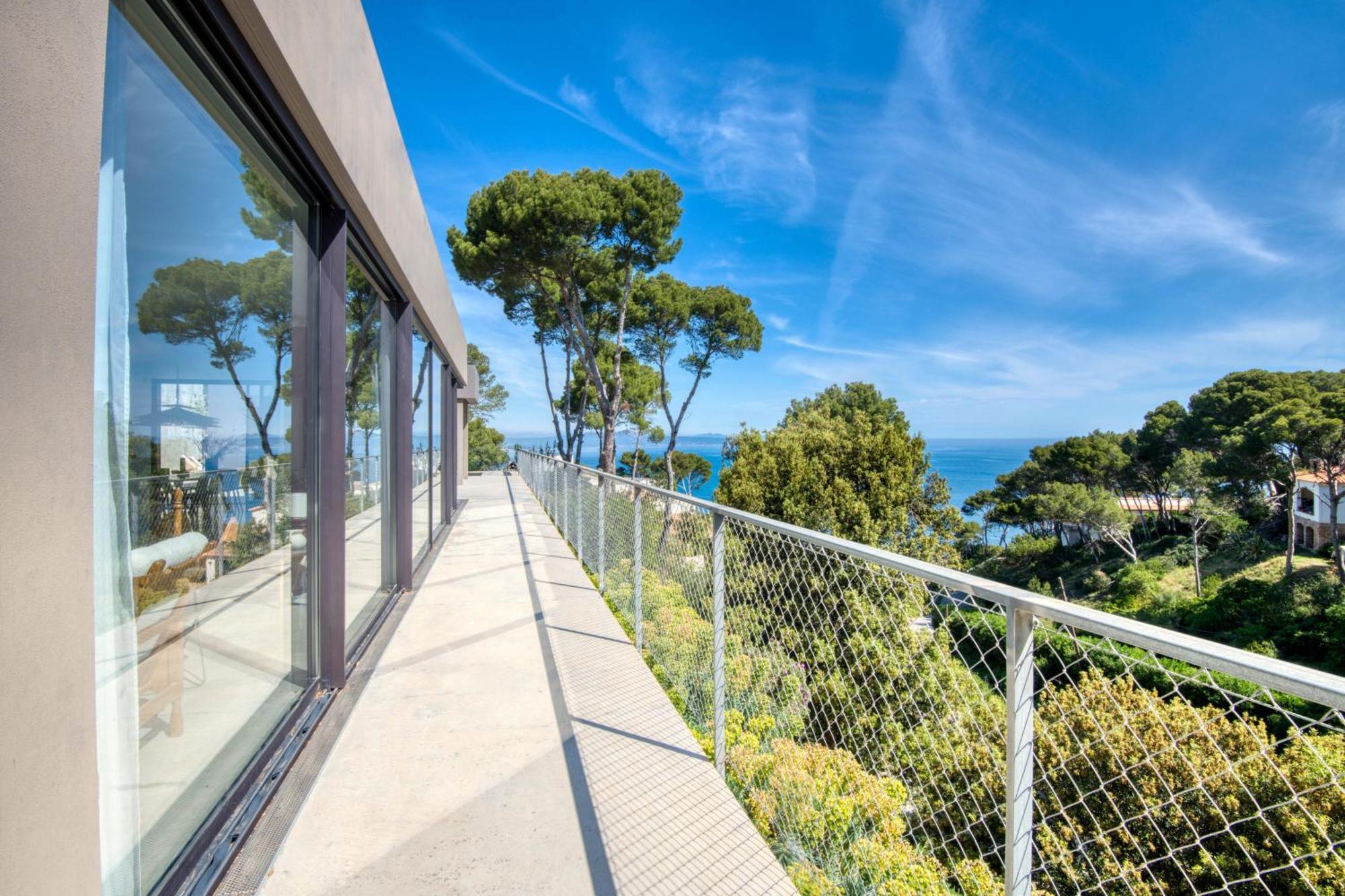 Lujosa Villa De Diseno Con Vistas A Sa Riera Begur Oda fotoğraf
