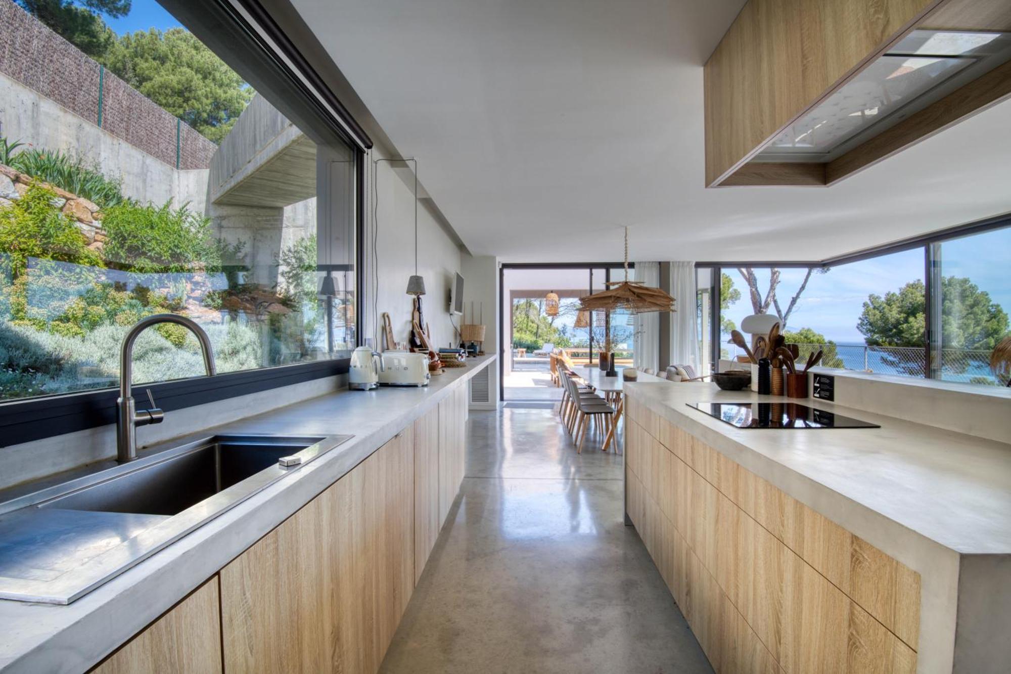 Lujosa Villa De Diseno Con Vistas A Sa Riera Begur Oda fotoğraf